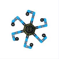 Transformable Fidget Spinners Stress Relief Sensory Finger Gyro Decompression Toys for Easter Basket Stuffers Party Favors Gifts mėlyna