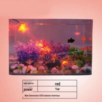 Colorful LED Underwater Aquarium Spotlight (EU Plug, 110-240V) Flat Plug (US/China)