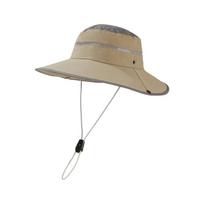 Portable Foldable Fisherman Hats Sun Protection Anti-UV Foldable Cap Quick-drying Waterproof Sunscreen Cap Fishing chaki