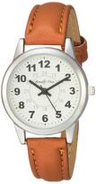 ALIAS Analog Watch Amalfidia Waterproof Leather Strap White Dial Brown (Arias) WW20027A-162 Women's ruda