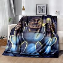 3D Skibidi Toilet Speakerman Cameraman TVman Flannel Blanket,Soft Throw Blanket for Home Bedroom Bed Sofa Travel Cover Kid Gift 75cmx90cm