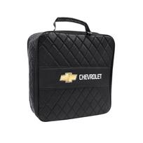 Car Charging Cable Storage Carry Bag Organizer Box Car Interiors For Chevrolet Spark Captiva Cruze Tracker Epica Nubira Malibu juoda