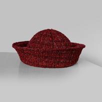 Creative Retro Berets Sweet Versatile Nurse Caps Naval Style Hat Women raudona