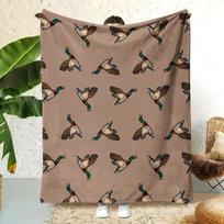 Acogedora manta de franela con forma de pájaro: suave, cálida y versátil para sofá, cama, oficina, camping, viajes y turismo 75cmx90cm