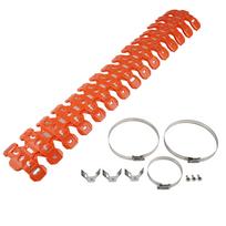 For Husqvarna TE 300 TE 250 TC 250 60cm Exhaust Muffler Pipe Heat Shield Guard For KTM EXC 300 EXC 250 XCW GasGas EC 300 EC 250 oranžinė