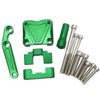 Motorcycle Accessories CNC For Kawasaki Ninja300 Ninja 300 EX300 2013-2017 Steering Stabilize Damper Bracket Mounting Kit žalia