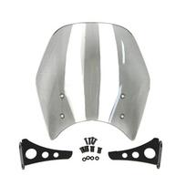 FOR CFMOTO 450CLC 450clc CLC450 Motorcycle Accessories Windshield Retrofit Decoration Small Windshield Front Heighten Windshield šviesiai pilka spalva