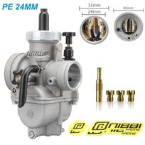 NIBBI Motorcycle Carburetor For GY6 YAMAHA JOG HONDA DIO 50cc - 350cc 2T 4T Engine PE Carburetors Pitbike Moped Modified Parts