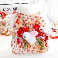 Japanese Warm Cat Dog Coat Princess Sakura Kimono Bow-knot Pet Clothes Jacket Flower Printing Pet Dog Clothes Supplies (as the picture,XS（old）)
