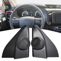 2PCS Car Front Door Speaker Tweeter Cover Cap Trim Panel For Toyota Hilux 2016-2019 For Fortuner 2016-2019 China Mainland