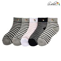 Arnold Palmer Women's Ankle Thick Socks 5-Pair Set Foot File Ringle Made in Korea F (female)