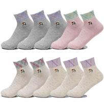 [Arnold Palmer] Non-slip Women's Cotton Ankle Socks 10 Pairs AP6604 AP6604_10 pairs