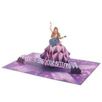 Vibrant Colorful 3d Taylor Swift Card Perfect For Birthday Celebrations And Gifts