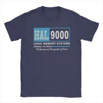 HAL 9000 2001 A Space Odysseys T-Shirts for unisex Novelty Cotton Tee Shirt Round Neck Short Sleeve T Shirt Graphic Tops S įvairiaspalvis