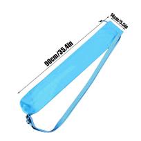 Mahjong Mat Storage Tube Drawstring Portable With Strap Mahjong Travel Bag Storage Tube For Home Travel Picnic Camping Vacation mėlyna
