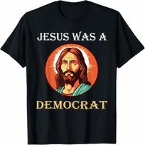 Jesus Riding Dinosaur UFO Alien Cross Religious Retro God T-Shirt S įvairiaspalvis