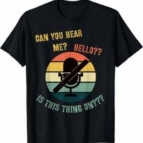 You're On Mute Vintage Retro T-Shirt S įvairiaspalvis