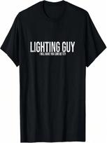 Lighting Guy Funny Lighing Designer For Stage Crew Member T-Shirt S įvairiaspalvis