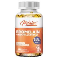 Pslalae Bromelain Capsules, Pineapple Extract Supplement, 500mg, Suitable for Both Men and Women 120*1