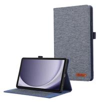 For Samsung Tab A11 Plus SM-X230 SM-X236 SM-238U Case Fabric Protective Cover for Galaxy Tab A9+ 11 Inch 2023 SM-X210 SM-X216B Tab A9 Plus 11inch mėlyna