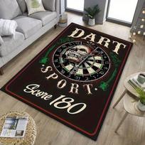 Classic 3D Dart Print Area Rug, for Living Room, Bedroom, Kitchen & Game Area - Ideal Home Decor Gift 50x80cm