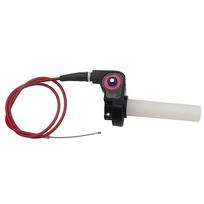Alconstar Racing Aluminum Handle Throttle Grip Hand Grips 1/4 Quick Twist Gas throttle Settle With Throttle Cable For KT CRF raudona