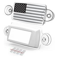 1Pcs Acrylic Toll Tag Holder For I-Pass SunPass EZ Pass Holder For Car Windshield Strong Magnetic Mount With Suction Cup A2