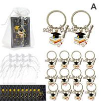 36Pcs/12Sets 2026 Graduation Keychain Set With Tags & Bags, For Hs, College, Nurse Grads, Friends, Backpack Charm