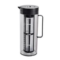 Large Cold Water Pitcher 2000ml Flip Lid Dispenser for Fridge Side Door BPA-Free Leakproof juoda