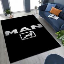 3D Man Truck Logo Motorcycle Carpet Rug for Bedroom Living Room Sofa Home Doormat Decor,Large Kids Play Non-slip Floor Mat 40x60cm( 15x23in )