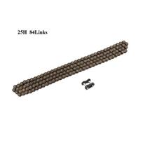 T8F 25H chain with Spare Master Link For Mini Dirt BIKE Quad ATV 47cc 49cc 2 Stroke Engine Minimoto Pocket Bikes Go Kart