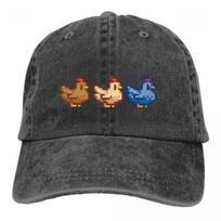 3 Viščiukų beisbolo kepurė Unisex kepurės WoUnisex Visor Protection Snapback Stardew Valley žaidimas Abigail Sebastian Kepurės One Size