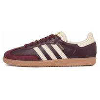 adidas Samba OG bordo spalvos moteriški kedai Raudoni Kreminiai-Balti Auksiniai-Metaliniai ID0477 37⅓