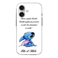 Case for Iphone 16 stitch lilo family white juoda