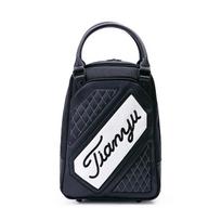 Unisex Golf Shoe Bag - Portable, Lightweight, Multi-Functional Travel Storage Solution juoda/balta