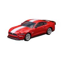 1/64 Scale Ford Mustang GT Toy Car Model CCA MSZ 1:64 Diecast Miniature Free Wheels Collection Suitable for Hot Wheels Gift Kid raudona