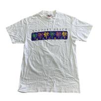 Vintage Single Stitch T-shirt New Port Beach California 90s USA Mens S