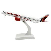 Replica Diecast Air India Airlines 20cm A350 Model 350 Metal Aircraft Airplane Plane Aircraft Alloy Material 1:400 Model Toy raudona/balta