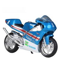 Welly 1/18 Yamaha TZ250M Alloy Racing Motorcycle Model Diecast Metal Street Motorcycle Model Simulation Collection Kids Toy Gift mėlyna
