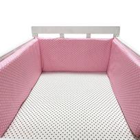 Cotton Baby Anti-Collision Crib Bumper Pad - Removable & Washable, Anti-Pinch Design for Newborns 200x30 cm