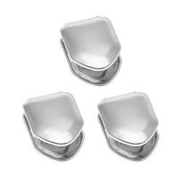 New Hip Hop Trendy Unisex Solid Grillz Grill Gold Teeth Set Single Tooth Caps Teeth Mold Kit sidabras