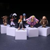 6Pcs Anime One Piece Grand Line Series Figures Shanks Dracule Mihawk Edward Newgate Gol·D·Roger Donquixote Doflamingo Kuzan Doll No box