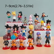 Dragon Ball Figūrėlės Saiyan Goku Mini Anime Figūrėlė 20 Stilių Žaislai Anim Modeliai Vaikų Gimtadienio Dovana Automobilio Dekoracija