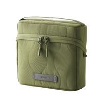 ELECOM Quilted Gadget Onion Stand Large Pouch, Stitch, Type, Capacity, Khaki, BMA-QTGPSGN