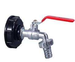 Patvarus IBC bako bako čiaupo adapteris S60*6 grubus sriegis iki 1/2 colio 3/4 colio jungties pakeitimo vožtuvas sodo namų vožtuvo montavimo maišytuvas 1/2'' sidabras