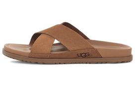 UGG Wainscott dalintos odos šlepetės vyriškos Kaštoninės 1124902-CHE 41