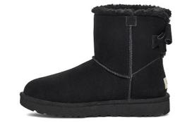 UGG Mini Bailey Suede Bow 'Black' Women's 1153514-BLK 38