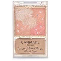 Canmake Glow Fleur Cheeks B03 Lavender Dream Sheer Matte Finish (Blend Type) - Blush, Glossy, Highlighter,