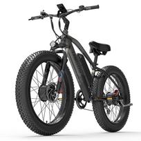 Electric bike LANKELEISI MG740PLUS with engine 2000W, battery 48V20Ah, all-terrain, wide tires 26*4.0 inches juoda