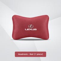 Odinis automobilio sėdynės galvos atramos atminties putplasčio kaklo pagalvėlė Lexus F SPORT RX300 IS200 IS250 ES350 Ct200h UX250h NX300h RX350 ES300h raudona